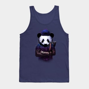 panda woodcutter Tank Top